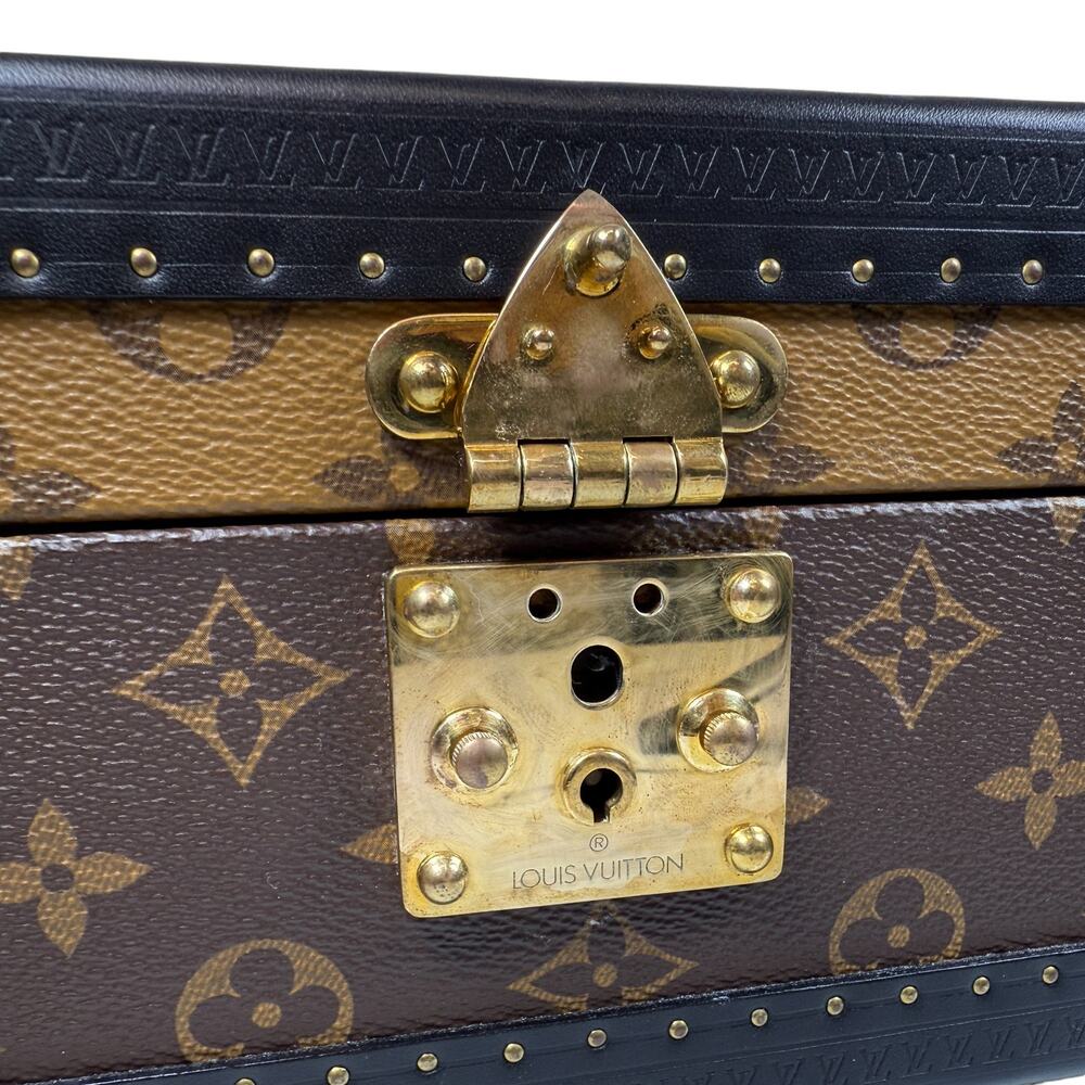 Louis Vuitton Reverse Monogram Trunk Coffret Tresor 24 box clutch case bag LV - Picture 14 of 16